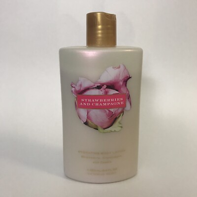 Victorias Secret Strawberries And Champagne Body Lotion 8.4 Oz Approx 85% Full