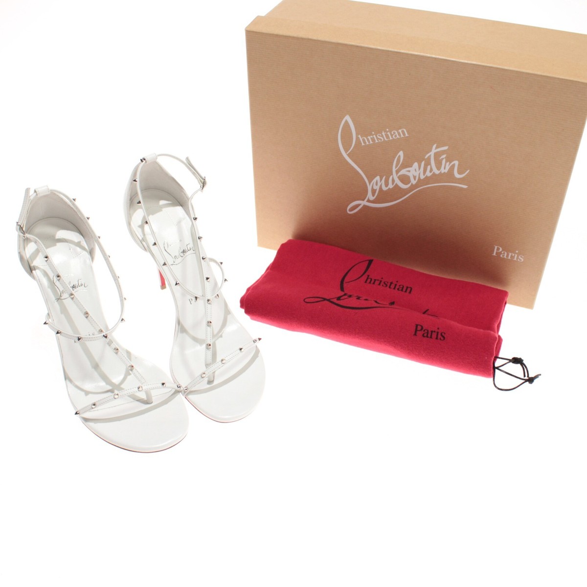 Christian Louboutin NWB Riojana Spikes 100 Heels Size 39 US 9