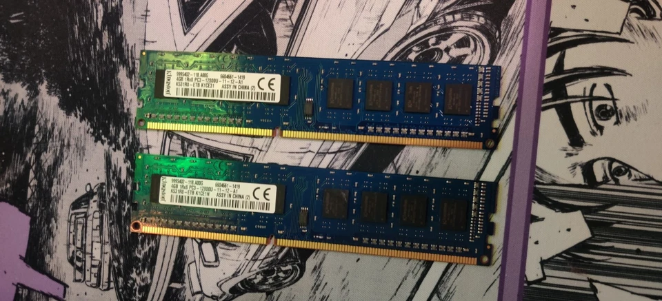 Kingston 8GB (2-Stick) PC3-12800U DDR3 1600 DIMM Desktop RAM 9995402-118.A00G - Image 2 of 4