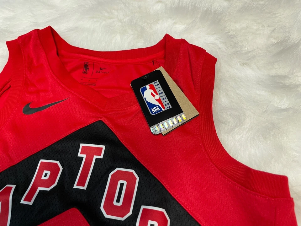 Toronto Raptors Scottie Barnes Nike Swingman Size Medium Red Basketball Jersey - Image 4 of 4