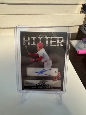 Rintaro Sasaki 2025 Leaf Baseball Nation Pure Hitter SSP Auto 1/1 RC Stanford