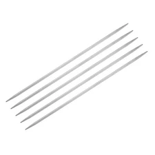 5Pcs 2.5mm Double Pointed Knitting Sweater Needle Set, 5.9 Inches Length
