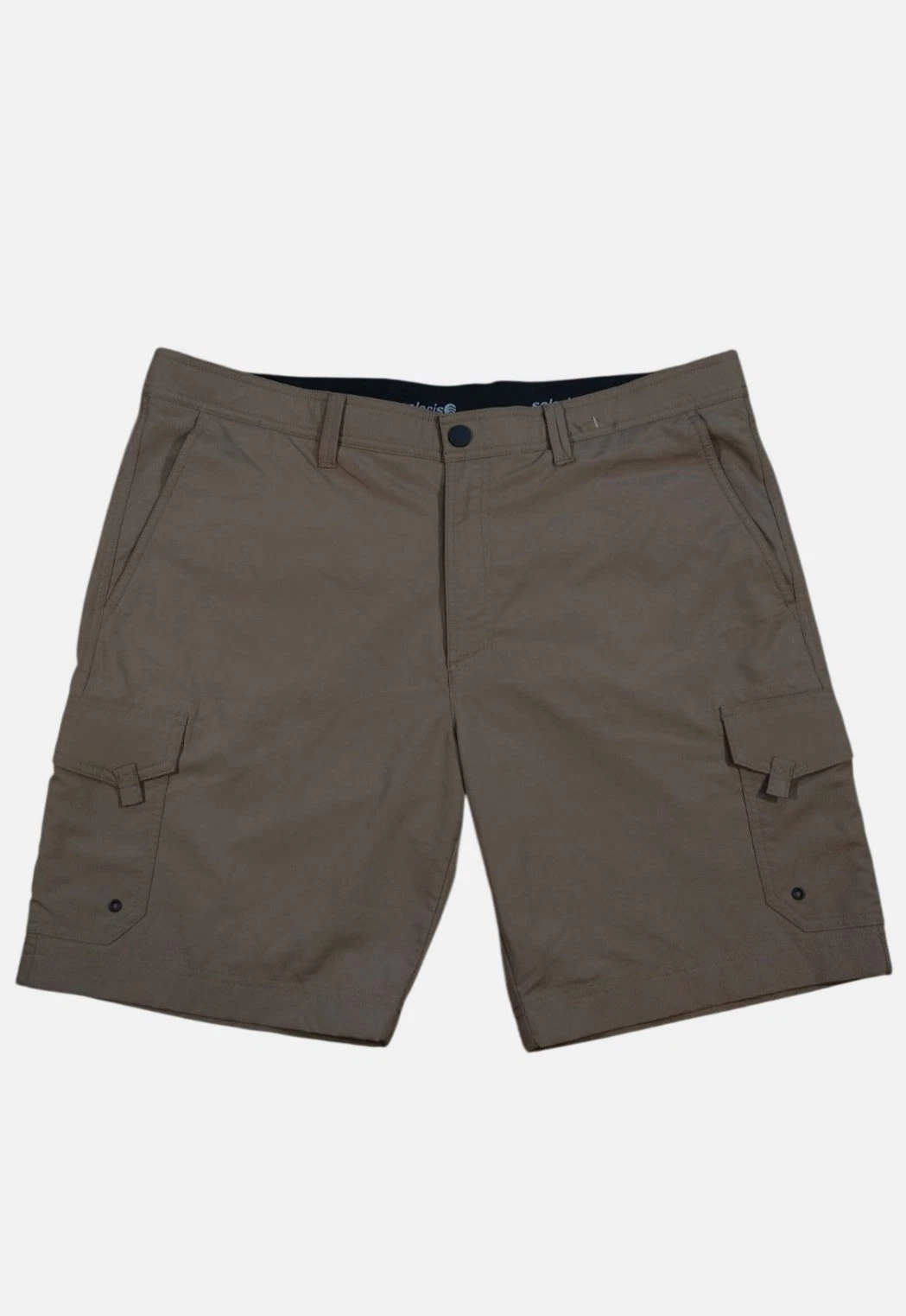 Brown Cargo Shorts Men Size 40 Stretch Lightweight Hiking Casual Summer