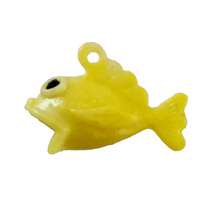 Rare Vtg Plastic Yellow Koi Carp Goldfish GumBall Vending Charm NOS New 1960s