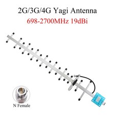19dBi 4G Yagi Antenna 698-2700MHz N Female External Outdoor Antenna