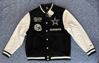 New Era Dallas Cowboys NFL XL Men's Jacket Black/White Official Licensed