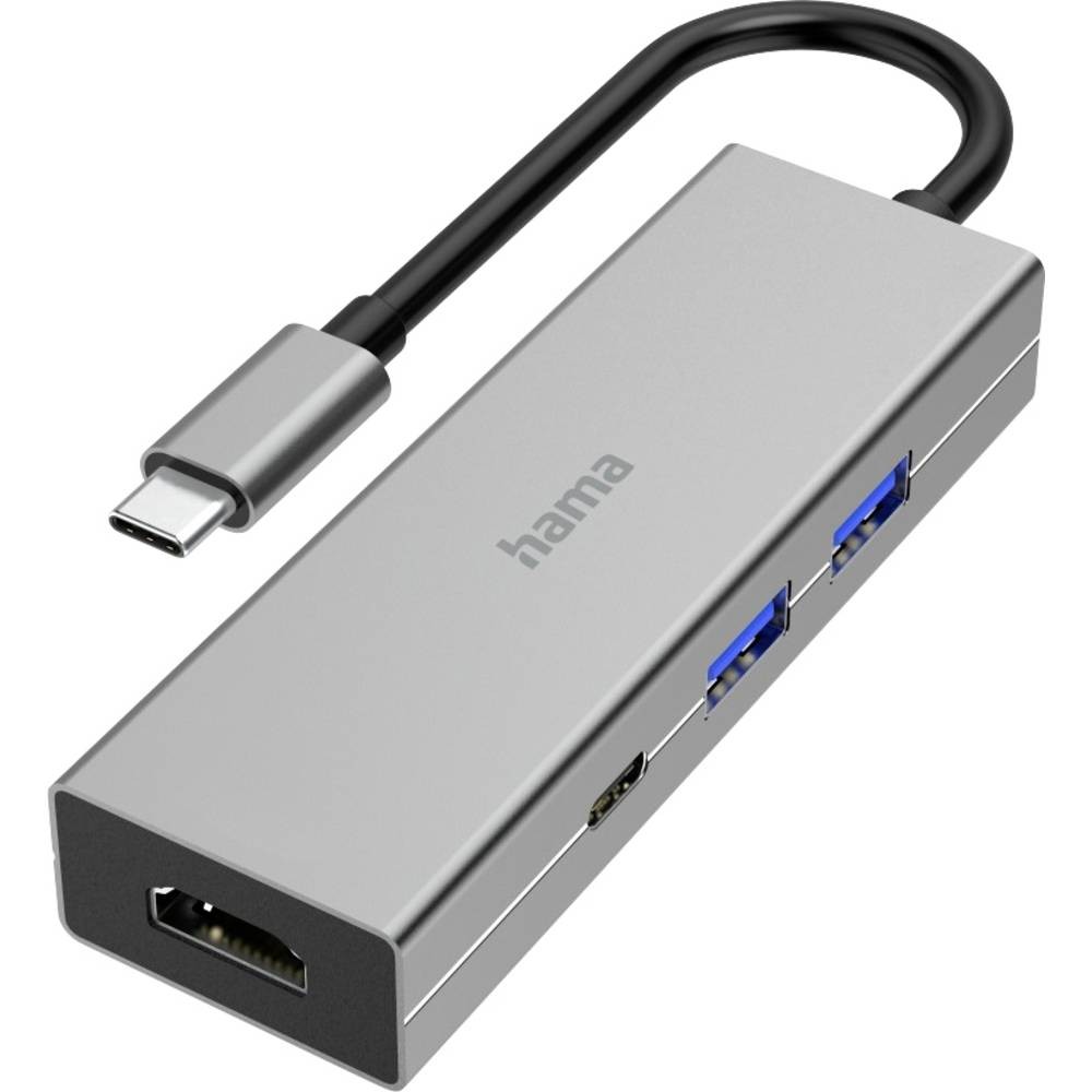 Station d'accueil USB-C hôte universel Hama hub PC portable Windows et Mac
