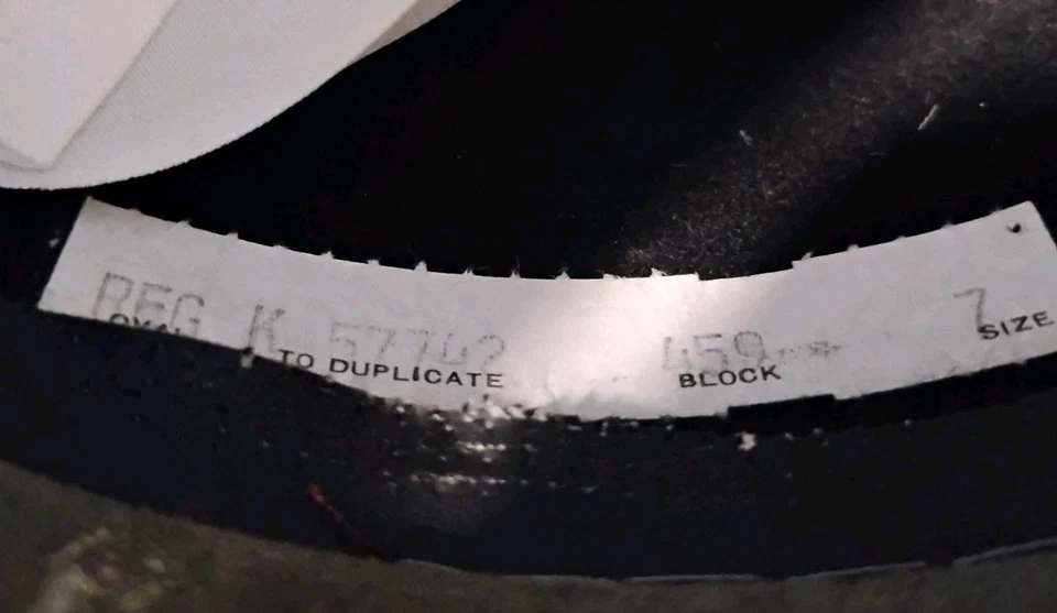 Vintage Knox New York Comet 4 Fedora Hat 30s-40s Era Grosgrain Band Feather Sz 7 - Image 4 of 4