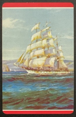 Ship Boat Vintage Single Swap Playing Card Extra Joker