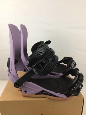Excellent Union Strata Men's Snowboard Bindings, Grey Violet
