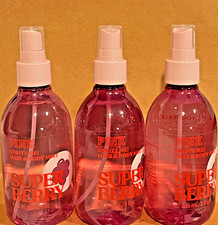 3 X Victoria's Secret Pink SuperBerry Hair  Body Mist Spray Splash 8oz New
