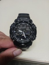 CASIO G-SHOCK GA-2000 Black Carbon Core Guard Analog Digital Watch Japan Used