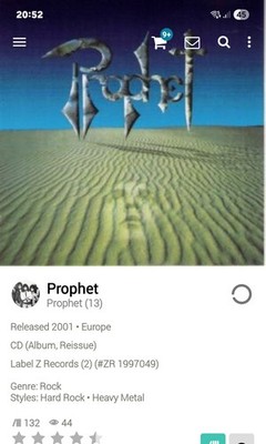 Prophet ~ S/T 2001 AOR CD 1985 Melodic Hard Rock Ted Poley Surgin'  ByStander