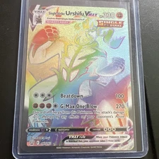 Single Strike Urshifu Vmax 167/163 Battle Styles Rainbow Hyper Rare Pokemon MINT