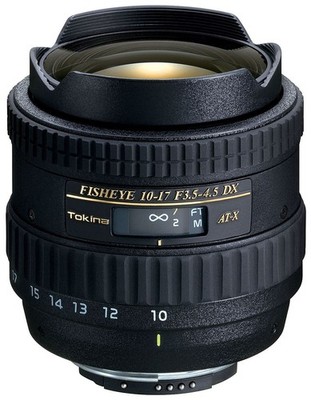 Tokina AF DX 10-17mm f/3.5-4.5 Fisheye Zoom Canon Mount