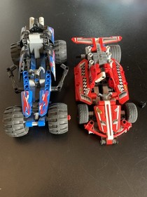 LEGO 42011 & 42010 Partial Builds  Technic: Model Race Car & Off-Road Racer