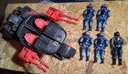 vintage G.I. JOE Stun vehicle w/ Motor Viper x4 Army Builder Lot + Interrogator