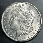 1888 P Morgan Silver Dollar. Estimated Almost Uncirculated 58. A1084.
