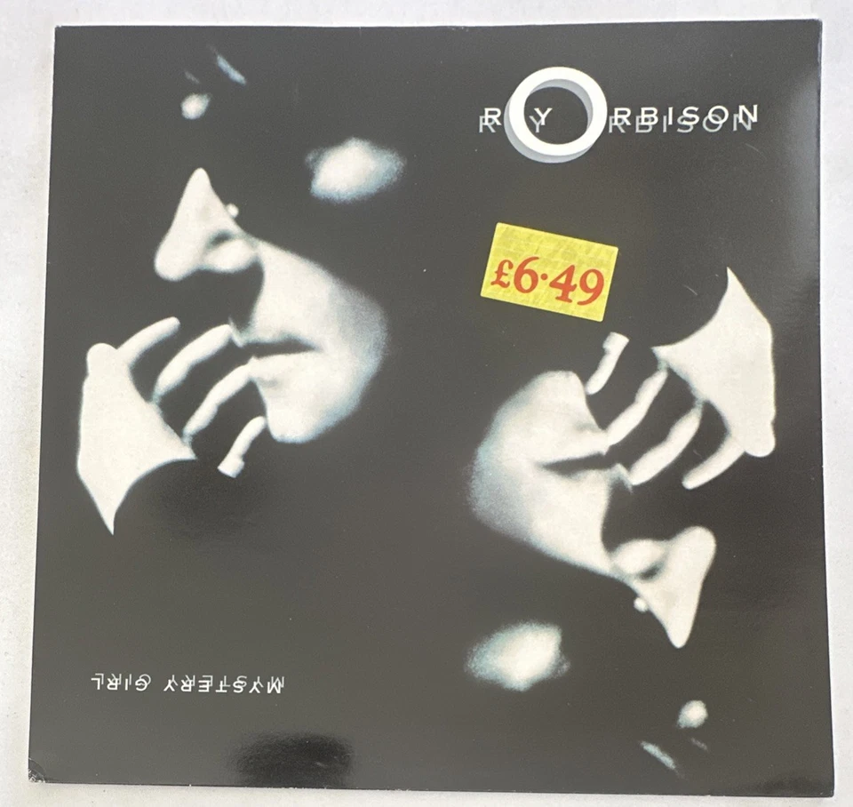 Roy Orbison Mystery Girl Vinyl LP Record 1989 Virgin V2576 + Lyric Inner EX / EX - Image 2 of 4