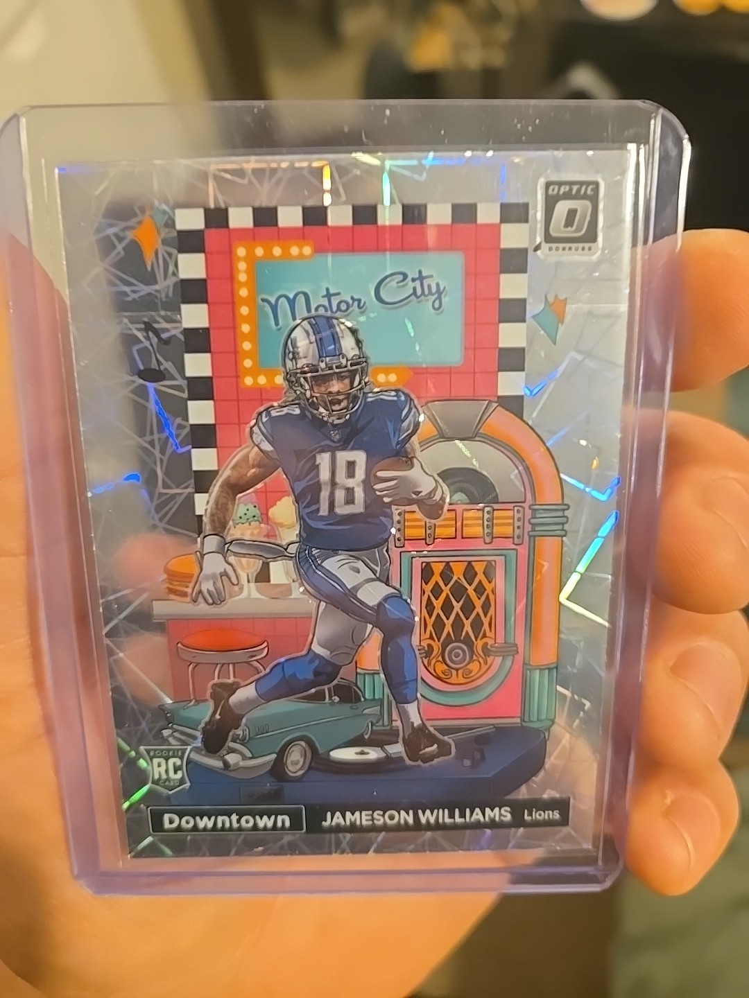 2022 Panini Donruss Optic - Downtown Jameson Williams #DT-JW (RC)