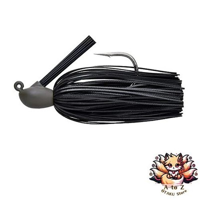 NEW Keitech Tungsten Rubber Jig Model 4 Heavy Duty Jig 1oz #001 Black