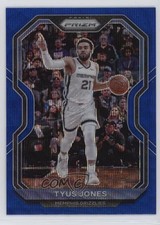 2020-21 Panini Prizm Blue Wave Prizm Tyus Jones #21 0j8f