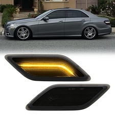 Side Marker Signal Lights Kits LED Compatible with E W212 Smoke Lens