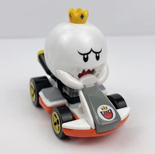 Rare King Boo Mario Kart Hot Wheels Die-Cast Car Rare Mattel Rainbow Road