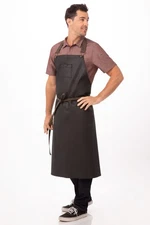 Chef Works Unisex Boulder Chefs Bib Apron (ABCWT001)