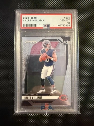 2024 Panini Prizm Caleb Williams Rookie #301 Chicago Bears PSA 10