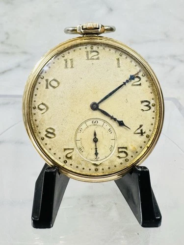 Antique Elgin Pocket Watch 15 Jewels 10K Gold Filled Keystone Case USA