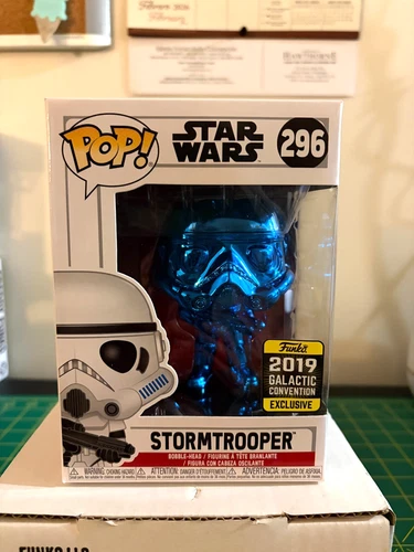 Funko Pop! Vinyl: Star Wars - Stormtrooper (Blue/Chrome) - Star Wars Celebration