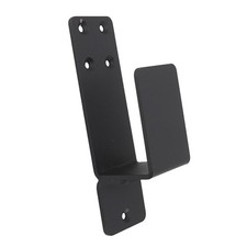 2PCS Door Barricade Brackets Open Bar Holder Carbon Steel Easy Installation U B-