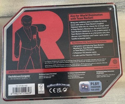 Team Rocket Tin