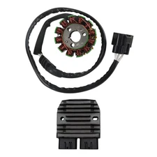 Magneto Stator Coil & Regulator Rectifier Fit For Yamaha FZ8 11-13 YZF R1 04-08