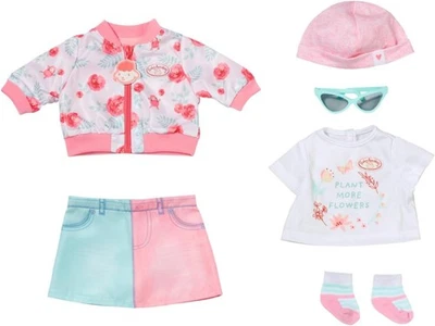 Zapf Creation 706275 - Baby Annabell Deluxe Frühling Puppenoutfit