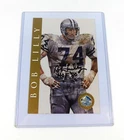 Bob Lilly Signed 1998 Pro Football Hall of Fame 4x6 Gold Card Cowboys Auto