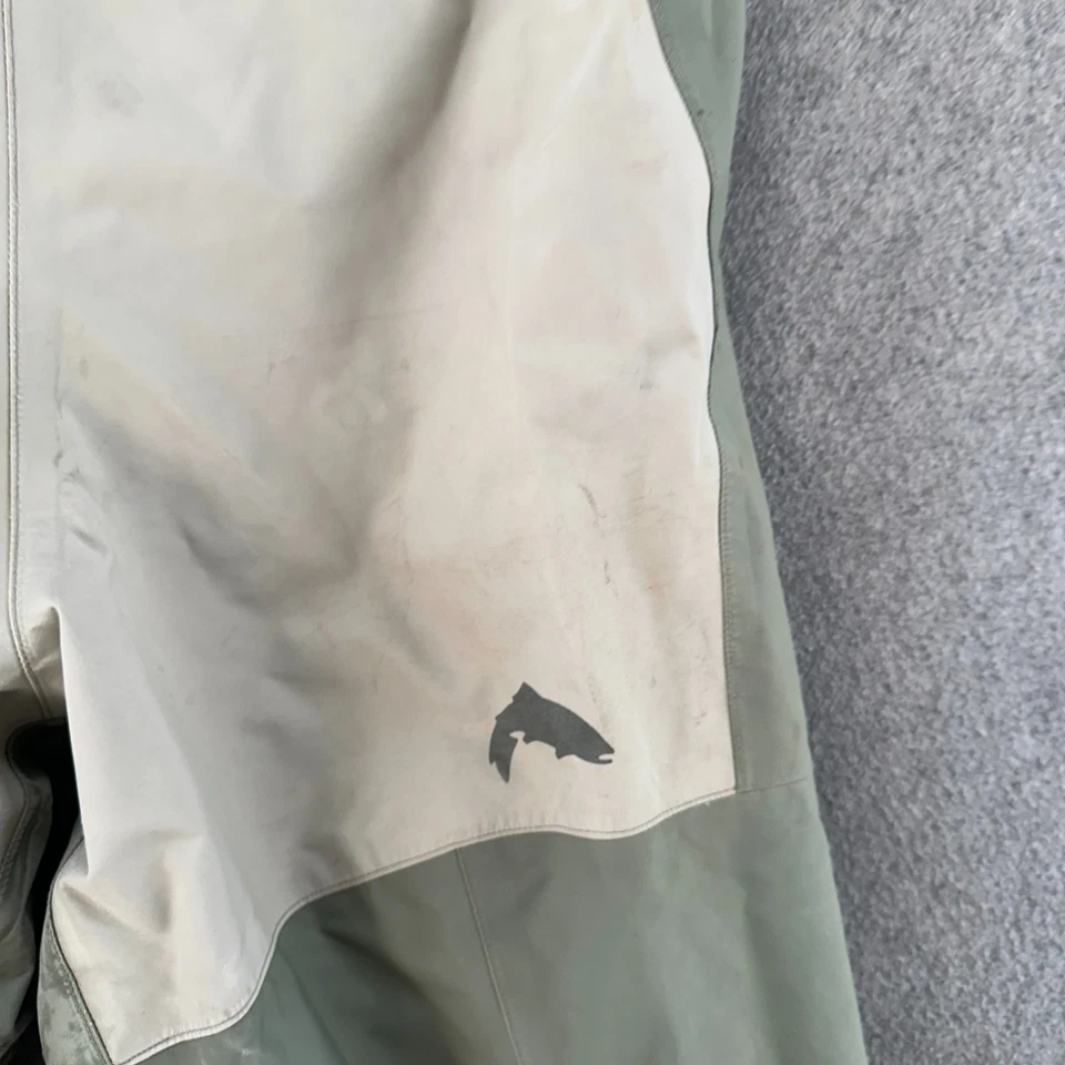 Simms Wadders Womens LF Green Bib Tributary Stockingfoot Fishing Wading Gear - Image 3 of 4