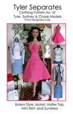 Simple Separates Doll Clothes Sewing Pattern for Tyler, Tonner