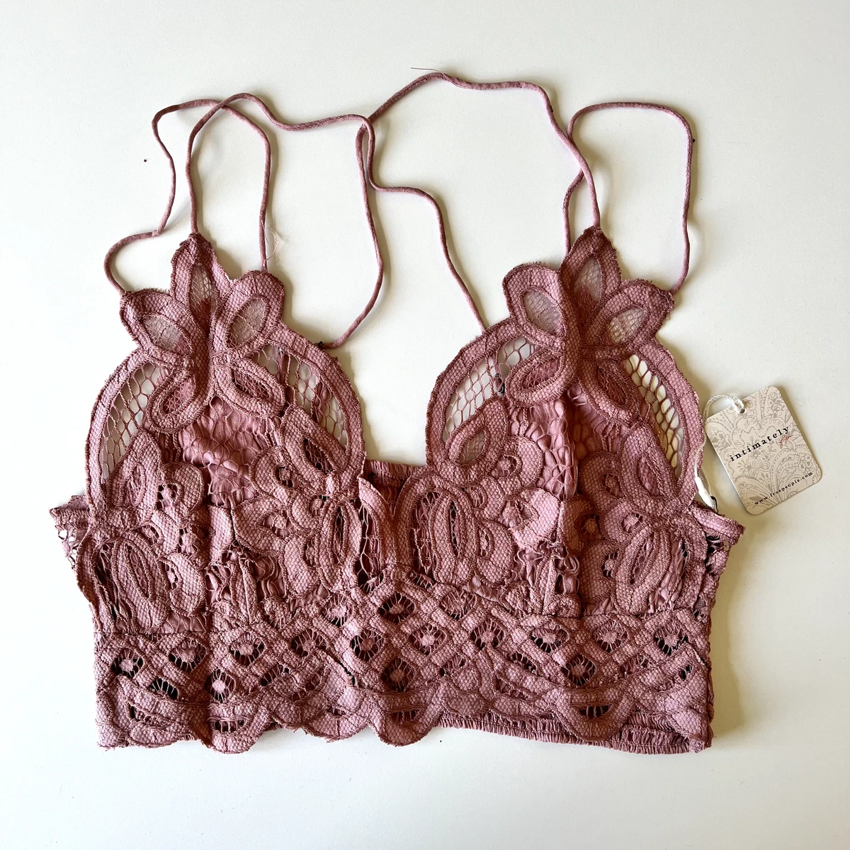 Free People FP One Adella Bralette. Rose Pink. Small. RRP £32