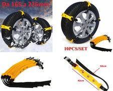 Catene neve per pneumatici auto camion. Fasce universali 165 185 195 205 215 225