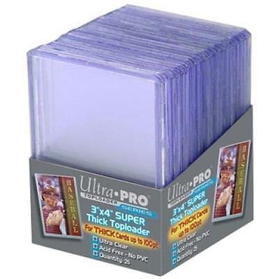 Ultra Pro - 100pt Super Thick Toploader 3'' x 4'' (63.5mm x 88.9mm) (25 pieces)