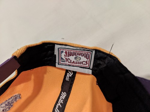Los Angeles Lakers Mitchell & Ness NBA Hardwood Classics cap, One Size - Picture 7 of 8