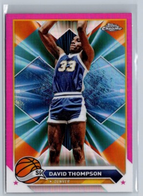 2024 Topps Chrome Pink Refractor #116 David Thompson Denver Nuggets