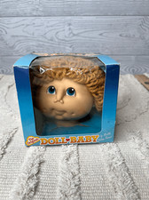 Fibrecraft Materials Vintage 1984 The Original Doll Baby Doll Head Blonde Short