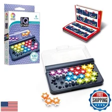 SmartGames IQ Stars Travel Game with 120 Challenges for Ages 6 to Adult