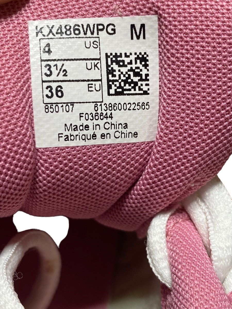 New Balance 486 White Pink Comfort Running Shoes Girls (Size