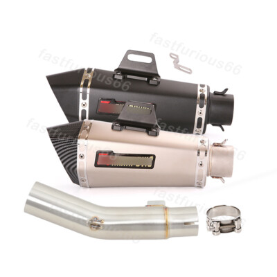 For KOVE 400X 500X Euro5 2019-2025 Slip On Exhaust Mid Pipe Muffler Tail Tube