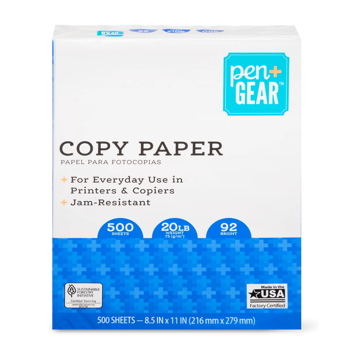 Copy Paper Case Printer Paper White 8.5x11 Letter Size, One Ream = 500  Sheets