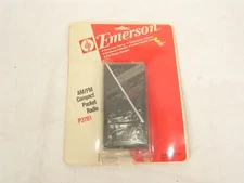 Vintage Emerson AM/FM Compact Pocket Radio P3761 Unused New Old Stock